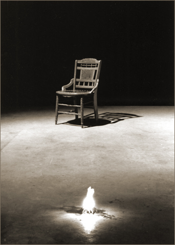 Chair with Fire