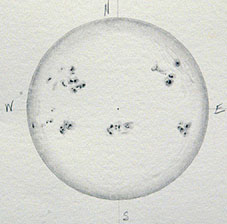 Sunspot Drawing